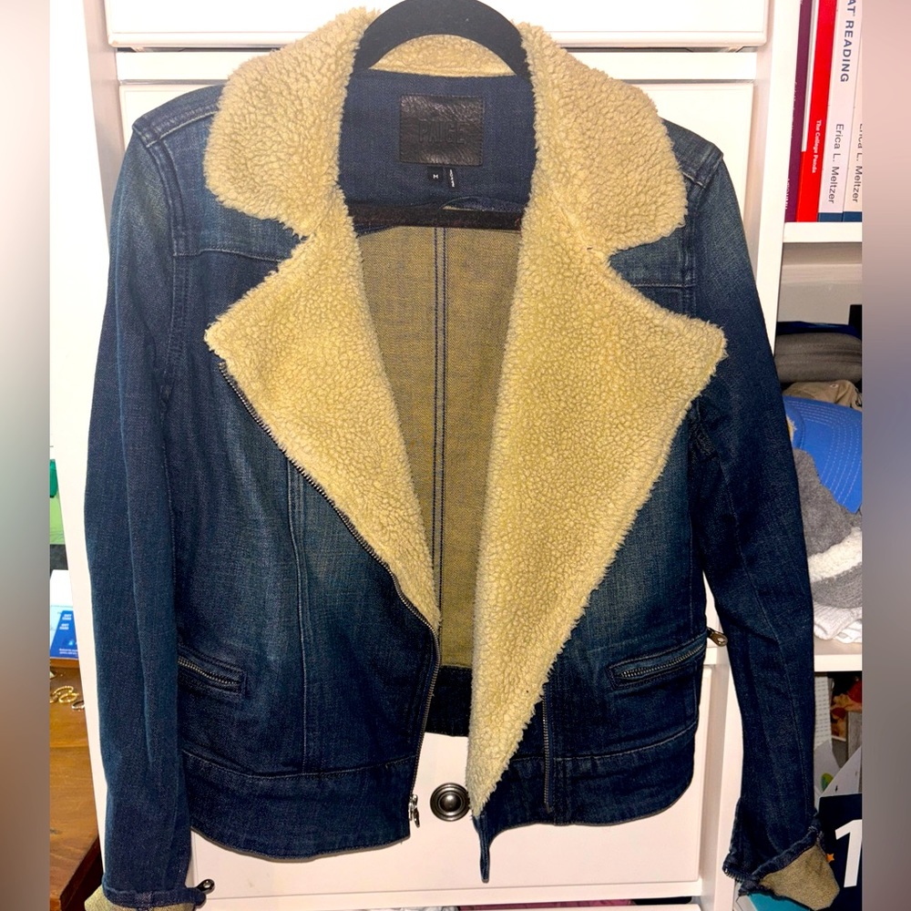 PAIGE Denim Sherpa Jacket